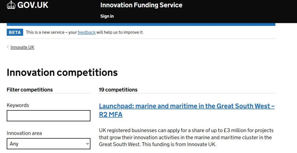 Innovate UK Smart Grants