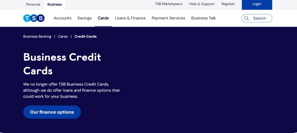 TSB Business Credit Card