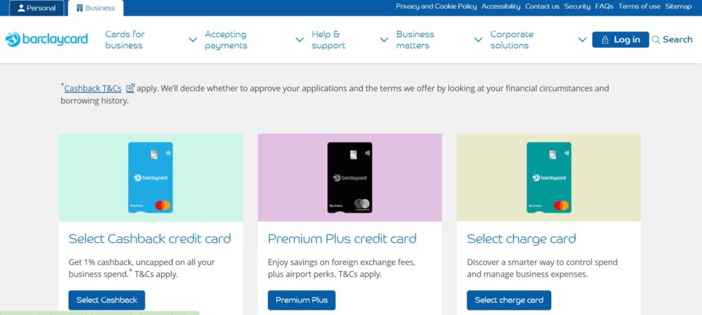 easy to get Barclaycard Business Credit Card