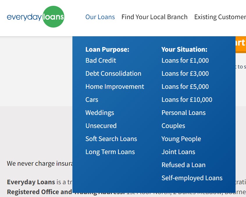 how much can i get from everyday loans