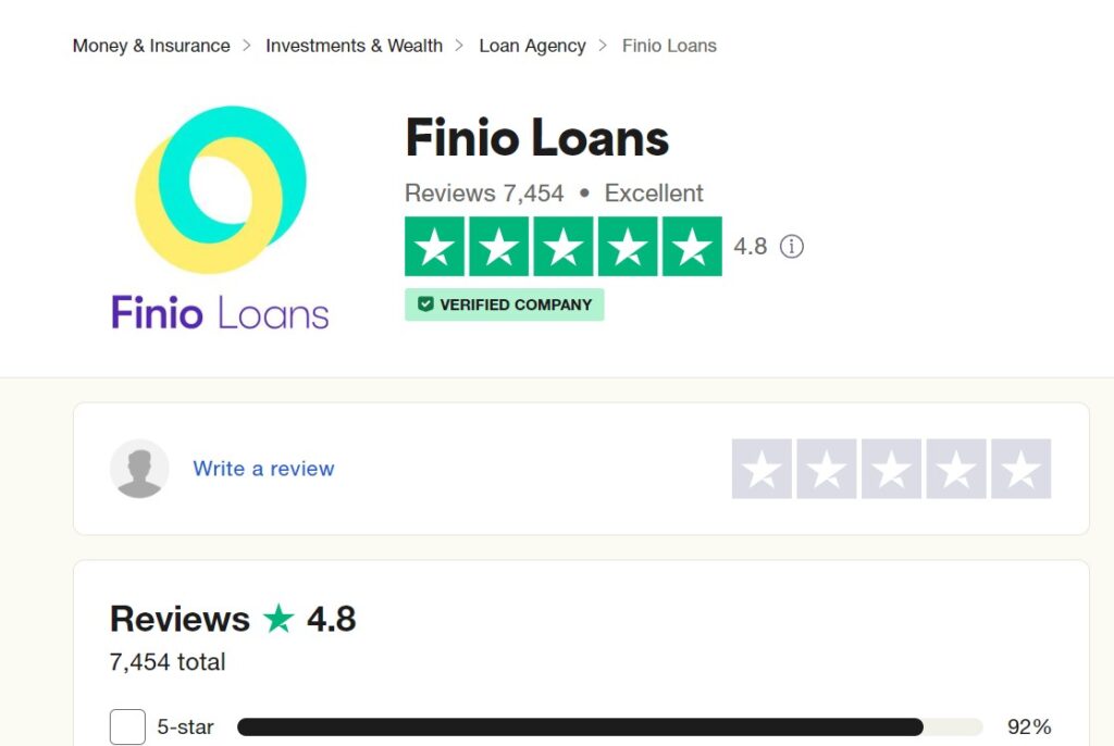 What Customers Say About Finio Loans (Trustpilot Reviews)